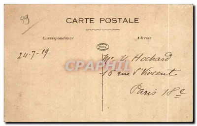 LILLE — Place Richebé — Ruiny dawnego zamku — Rewers