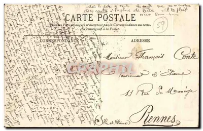 LILLE — O Monumento de Testelin — LL. — Verso