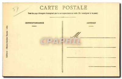 Lille - Vista geral sobre a antiga e nova Bolsa - E.C. — Verso