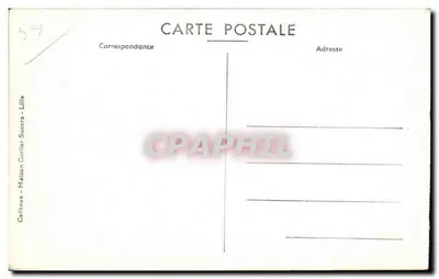 LILLE — Plac Jussieu i Pomnik Marszałka FOCH — E.C. nr 47 — Rewers