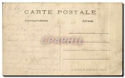 Compiegne — Most kamieniany zniszczony przez francuski geniusz — A. R. — Rewers