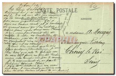 Compiègne — Ogólny widok Pałacu — Dresille, nr 60 — Rewers