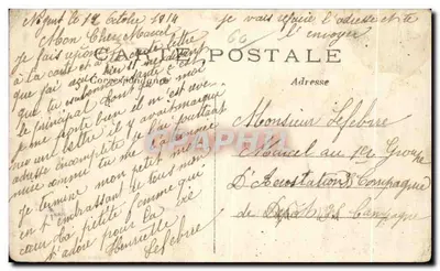 Creil — Incêndio alemão na rua Gambetta — L'H, Paris, n°150 — Verso