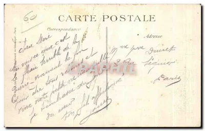 Creil — Via Gambetta — distruzione dopo 1914 — Verso