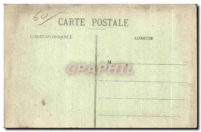 Creil (Oise) - Rue du Parc — wejście do parku miasta — Chalbrette, wydawca — Rewers
