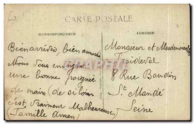 Crépy-en-Valois — Igreja de São Tiago - Ruínas — Édit, Genestin — Verso