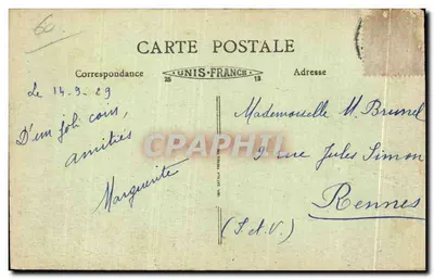 Las Ermenonville — Bruyères du Désert — G. Caminade Dammartin — Rewers