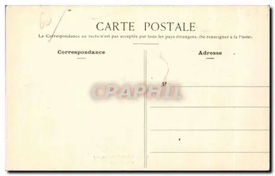 Saint-Germer-de-Fly (Oise) — A Abadia (século XII) — A Prefeitura (século XVI) — Fotografia F. M. Groux-en-Bray — Verso