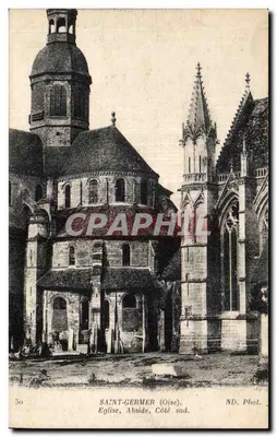 Saint-Germer (Oise) — Igreja, Abside, Lado sul — ND. Fot.