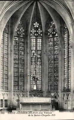 Saint-Germer-de-Fly — Os Vitrais da Capela Santa — ND