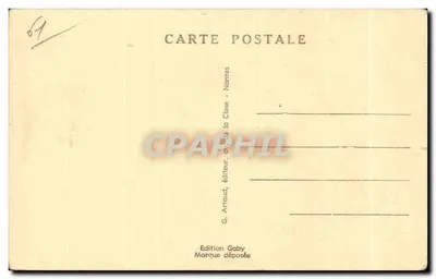 Argentan (Orne) — Het Stadhuis — Gaby, n°62 — Achterkant