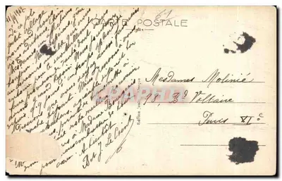 Alençon — L'Hôtel de Ville — Édition Louis Alençon, n°4 — Verso