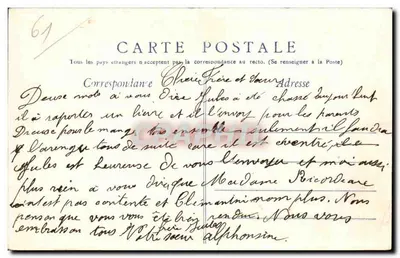 Alençon — As Promenades — Editor Grellebun — Verso