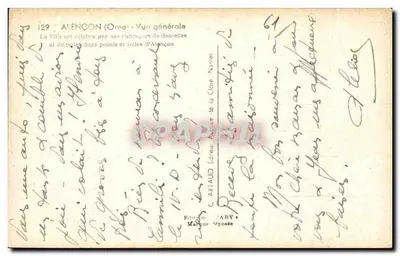 Alençon (Orne) — Vista geral — Saby — Verso