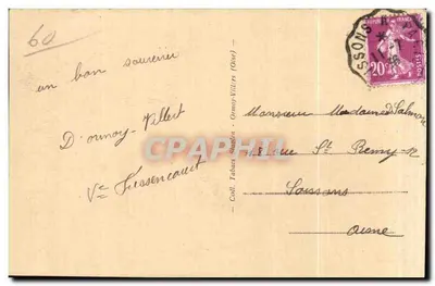 Ormoy-Villiers (Oise) — La Pierre Glissoire — editore non identificato — Verso