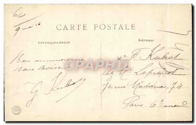 Coye (Oise) — O Castelo da Rainha Branca — n°40 — Verso