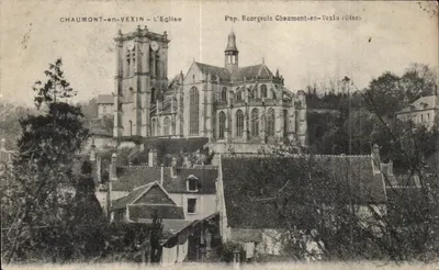 Chaumont-en-Vexin — A Igreja — Pap. Bourgeois