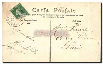 Chaumont-en-Vexin — A Igreja — Pap. Bourgeois — Verso