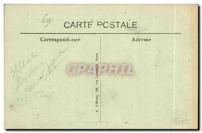 Mortefontaine (Oise) — Castelo de Vallière (Propriedade do Duque de Gramont) — Edit. L. Bernard, Mortefontaine — L'H Paris — Verso