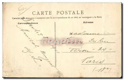 Senlis (Oise) — Ogólny widok — wydawca nieznany, nr 25 — Rewers