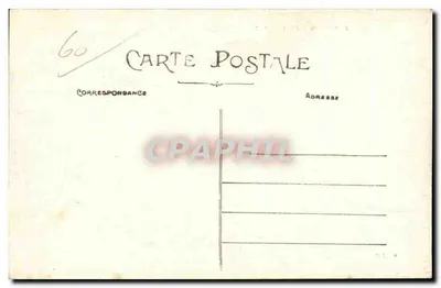 Senlis — Castillo de Valgenceuse — Ed. J.B. — Reverso