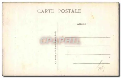 Senlis (Oise) — Ślad muru gallo-romanskiego — A. L'Hoste, Paris — Rewers