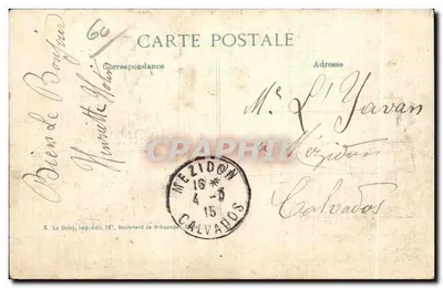 SENLLIS — La rue de Bellan — E.D. uitgever — Achterkant