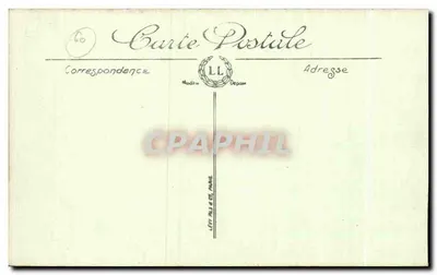 Zniszczenia w Sensis — Rue de la République — Wojna 1914-1916 — LL — Rewers