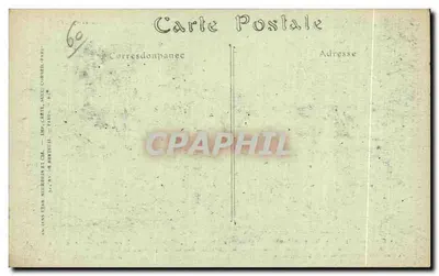 Cité de J.-J. Rousseau, perto de SENLIS (Oise) — gravura em pedra — editor IND. N°69 — Verso