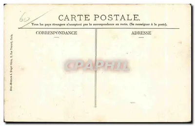 Senlis — Les Arènes — Ruiny antycznego amfiteatru — Vignon fils, wydawca, Senlis, n°30 — Rewers