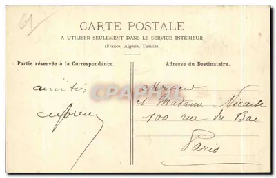 La Trappe, Ansicht von Osten, nahe dem See — Sammlung von 25 Motiven — Rückseite