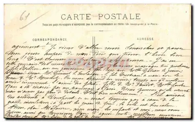 Grób Guillaume de Talvas — Domfront (Orne) — G. Hubert, wyd. — Gliché Augustin, fot. — Rewers
