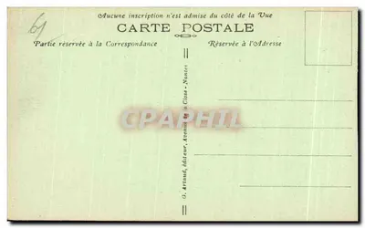 Domfront — Most nad Varenne — G. Artaud, wydawca — Rewers