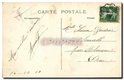 Bagnoles — Pałac Lys — Widok z Croix-Gautier — Rewers