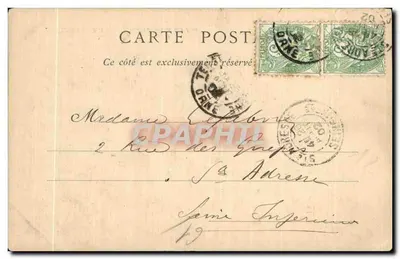 Bagnolles-de-l'Orne — A Fonte das Fadas — Coleções ND. Fot — Verso