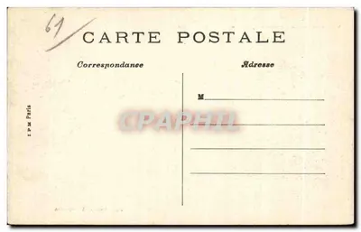Bagnoles-de-l'Orne — Castelo de La Roche-Bagnoles — Edit. Ravinell em Bagnoles — Verso