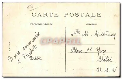 Bagnoles-de-l'Orne — A l'Abri Janolin — vista de Tessé-la-Madeleine — A. D. — Verso
