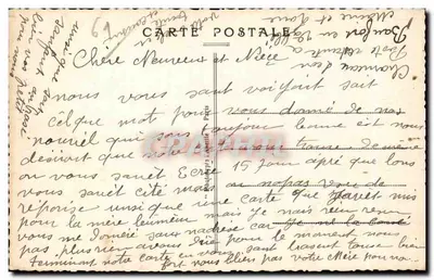 Bagnoles-de-l'Orne — La Chapelle et les Escaliers — Éditeur imprimeur non visible — Verso