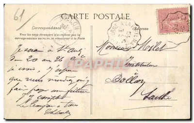 Bagnoles — Castelo da Roche Bagnoles — Edit. La Roche Bagnoles — Verso