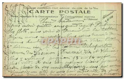 Station Thermale de BAGNOLES-de-TORNE — Le Lac — Éditeur Martin, n°22 — Verso