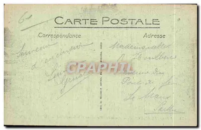 Bagnolles-de-l'Orne — Avenue de l'Hippodrome en het Grand Hôtel — LL — n°174 — Achterkant