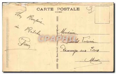 Haspelschiedt (Moselle) — widok panoramiczny wsi i jej otoczenia — wydawca Henri Sevill, nr 36 — Rewers