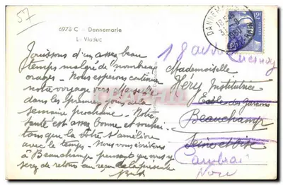 Most – Dannemarie – wydawca nieznany, nr 6978 C — Rewers