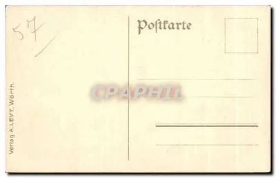 Monumento da Armada Francesa — França — editor A. LEVY, Wörth — Verso