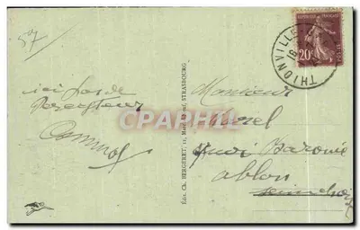 Metz — Nowa Stacja — Wydawca Ch. Bergeret, nr 137 — Rewers