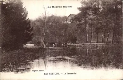 Les Settons — A Passarela — Le Morvan Illustré