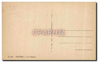 Nevers — Het Theater — Cités des Arts Photographiques — LL.29 — Achterkant