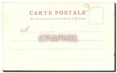 Nevers. A Porta do Croux — Coleção G. Guérot. No. 9. — Verso
