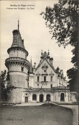 Suilly-la-Tour (Nièvre) — Castelo dos Vergers — editor Perrot