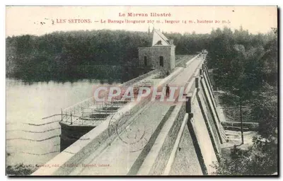 Les Settons — O Barragem — Ilustrado pelo Morvan